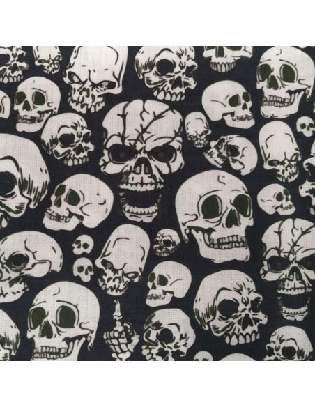 Tela calaveras Halloween