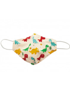 Mascarilla dinosaurios dibus infantil