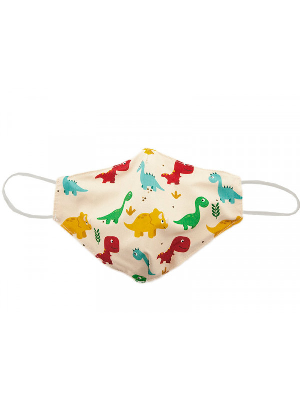 Mascarilla dinosaurios dibus infantil