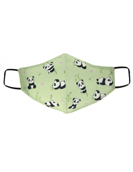 Mascarilla osos panda