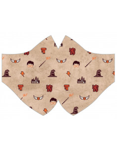 Mascarilla de mago marrón 2