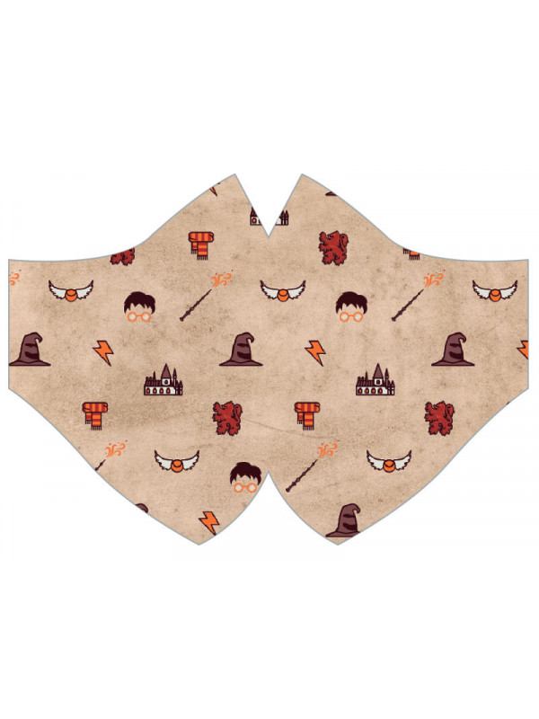 Mascarilla de mago marrón