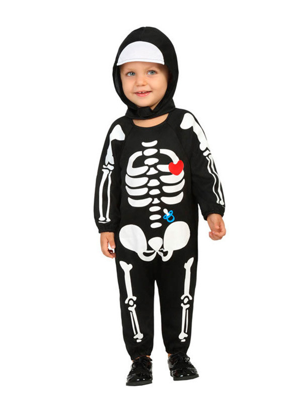Disfraz esqueleto para bebé
