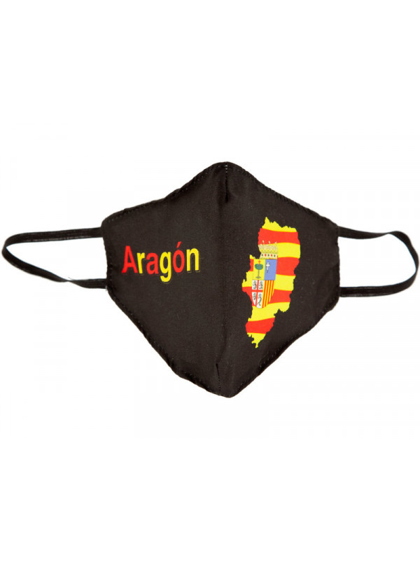 Mascarilla Aragón mapa frontal