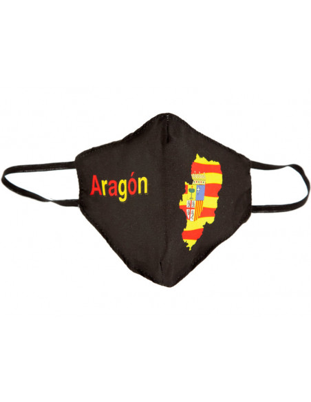 Mascarilla Aragón mapa frontal