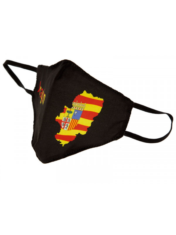 Mascarilla Aragón mapa lateral