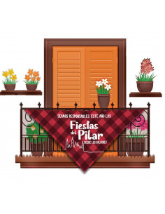 Cachirulo para balcones Fiestas del Pilar 2