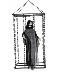 Fantasma gris en jaula con...