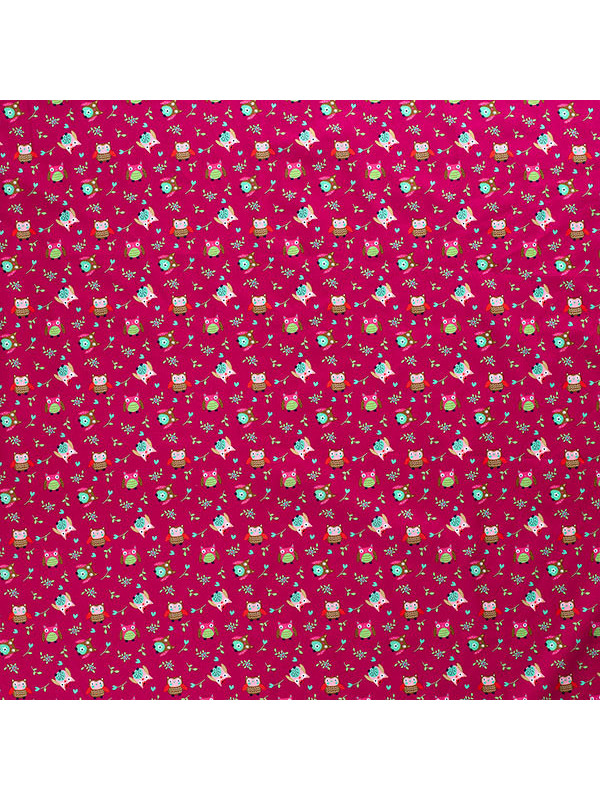 Tela de búhos algodón pattern