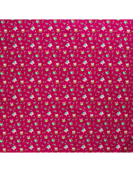 Tela de búhos algodón pattern