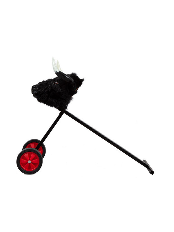 Carro de toro de dos ruedas perfil