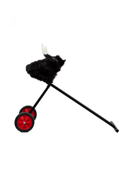 Carro de toro de dos ruedas perfil