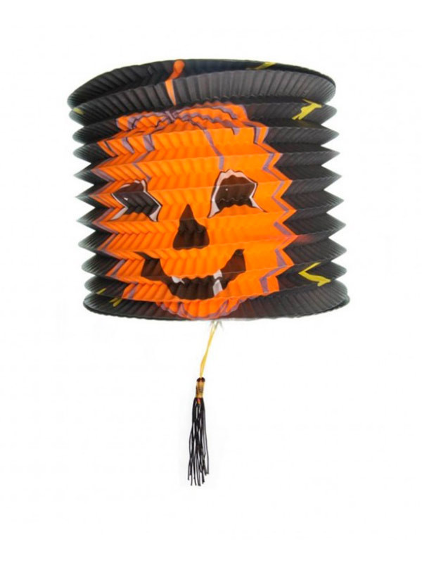 Farol de papel para Halloween