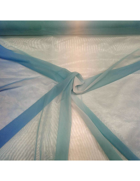 Tul elastano degradado