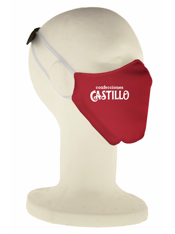 Mascarilla personalizada reutilizable homologada Confecciones Castillo
