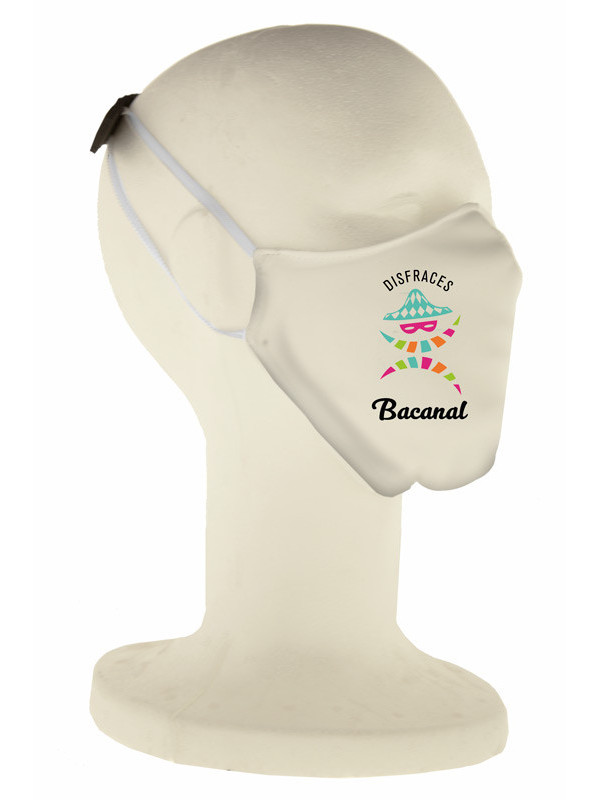 Mascarilla personalizada reutilizable homologada Disfraces Bacanal