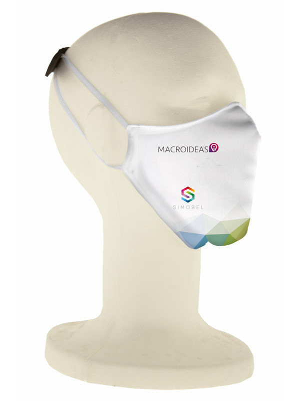 Mascarilla personalizada reutilizable homologada Ejemplo 02