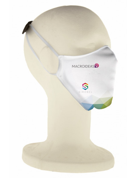 Mascarilla personalizada reutilizable homologada Ejemplo 02