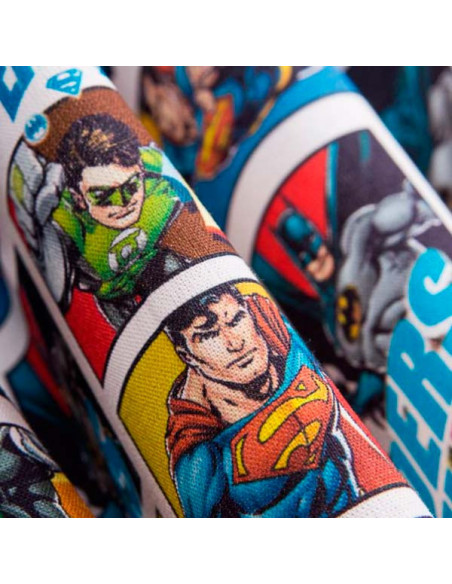 Tela superhéroes Liga de la Justicia detalle