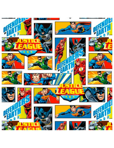 Tela superhéroes Liga de la Justicia