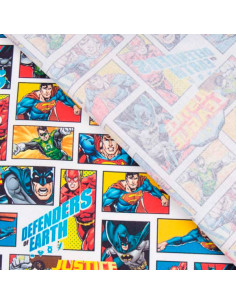 Tela superhéroes Liga de la Justicia 2