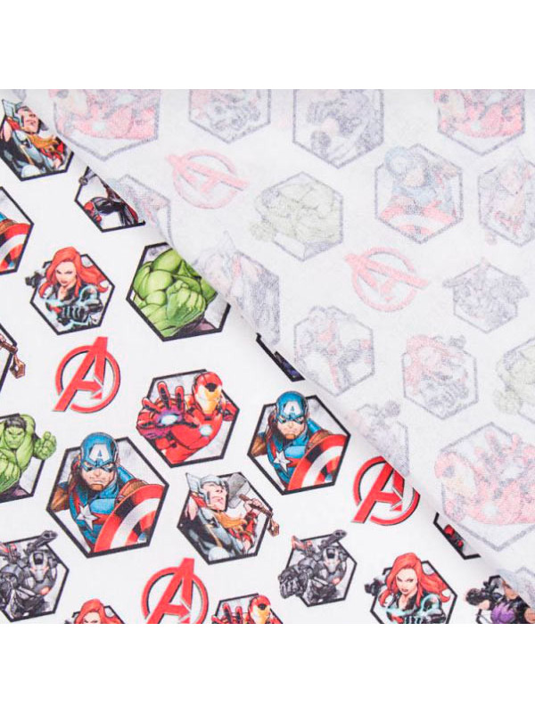 Tela superhéroes Vengadores Marvel transparencia