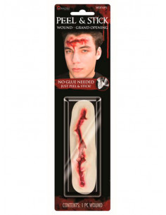 Herida abierta de látex