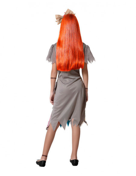 Disfraz muñeca de trapo Sally infantil espalda