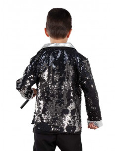 Camisa disco con lentejuelas infantil 2