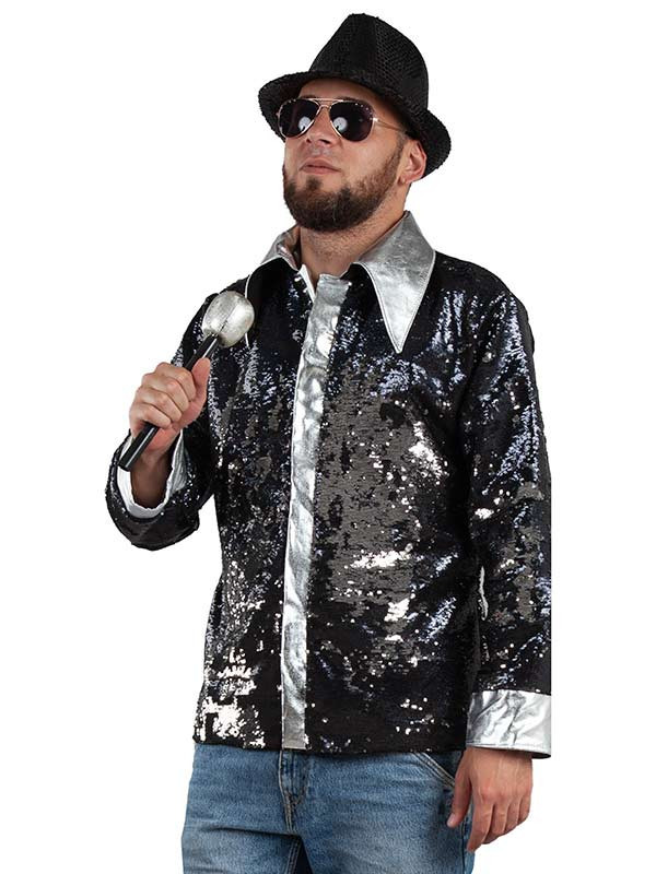 Camisa de lentejuelas para hombre