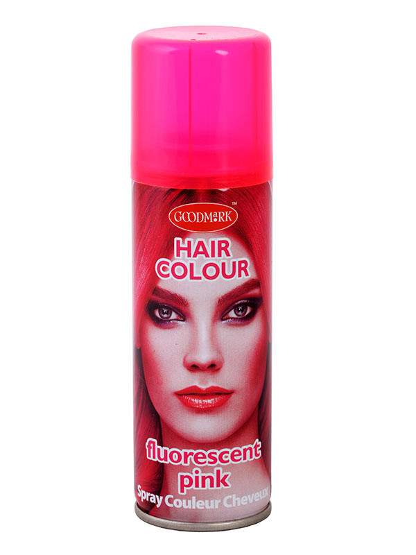 Spray de color flúor para cabello