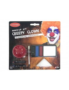 Set maquillaje payaso para Halloween