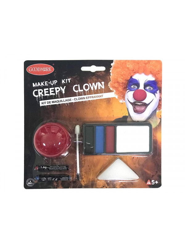 Set maquillaje payaso para Halloween