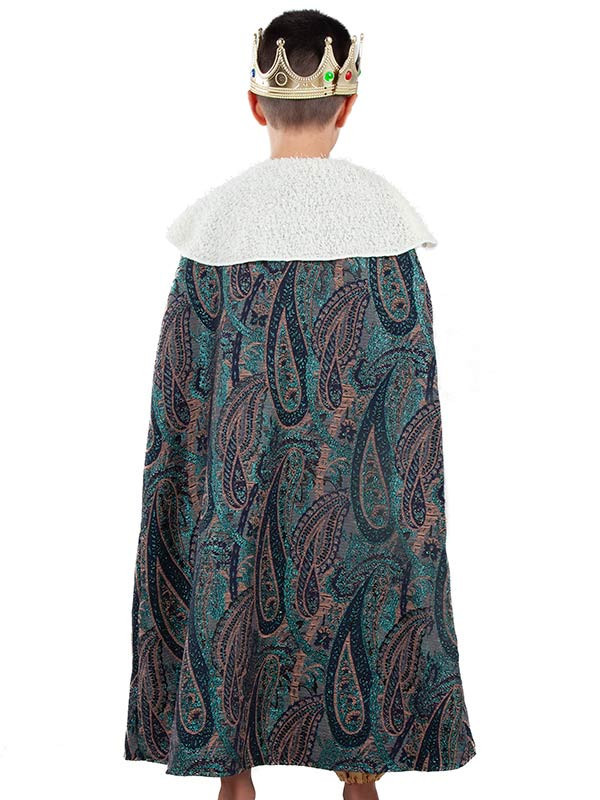Capa Rey Mago Melchor infantil espalda