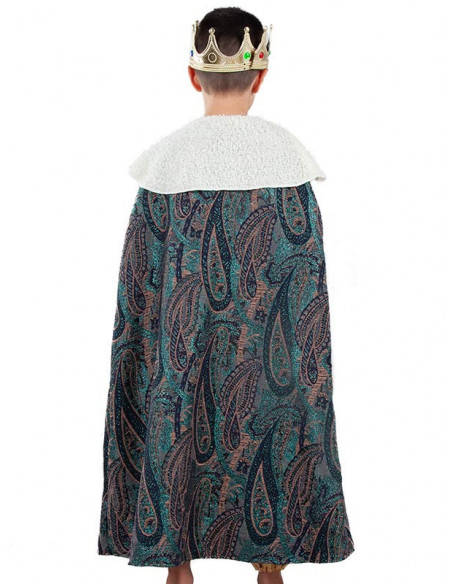 Capa Rey Mago Melchor infantil espalda