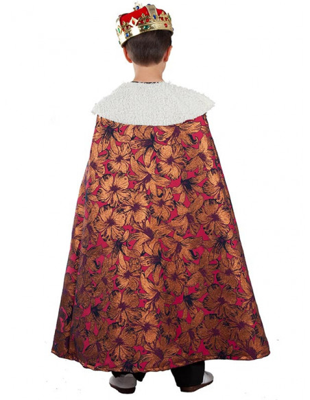 Capa Rey Mago Gaspar infantil espalda