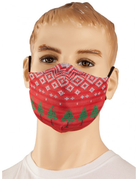 Mascarilla Jersey de Navidad