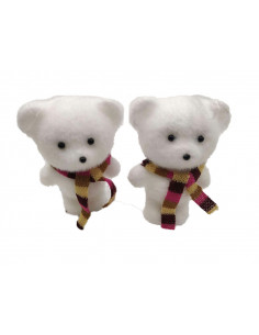 Ositos navideños decorativos 2unid