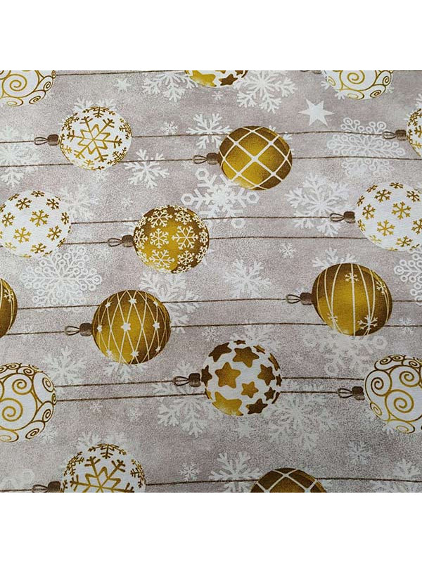 Loneta bolas de Navidad