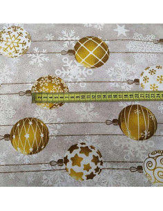 Loneta bolas de Navidad 2