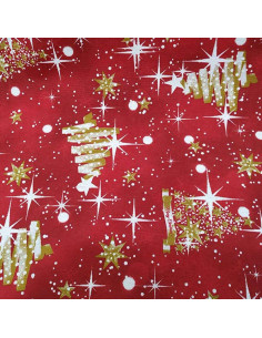 Loneta navideña árboles