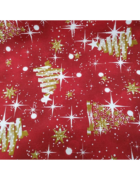 Loneta navideña árboles