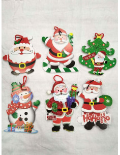 Figura navideña para colgar