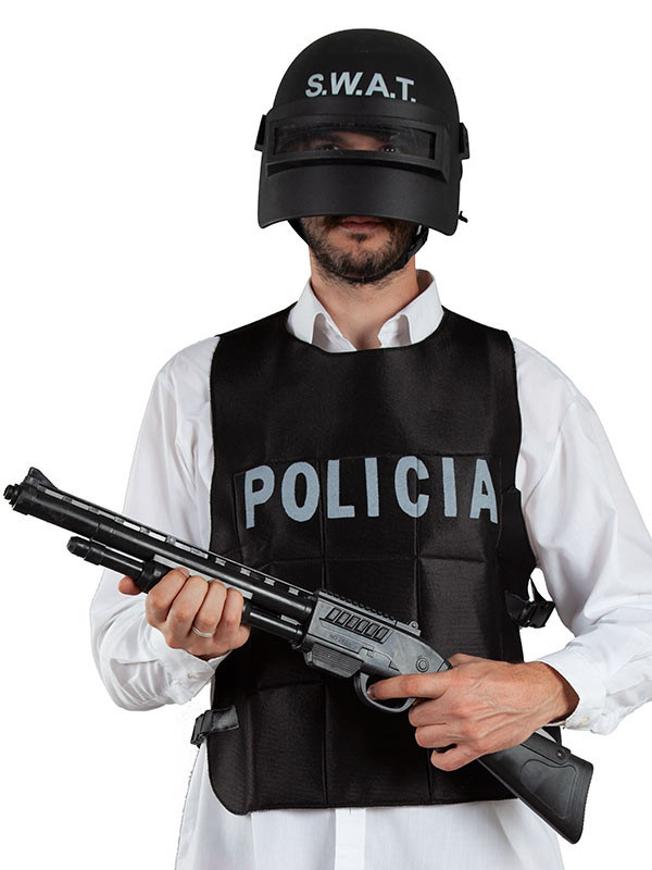 Escopeta recortada policia