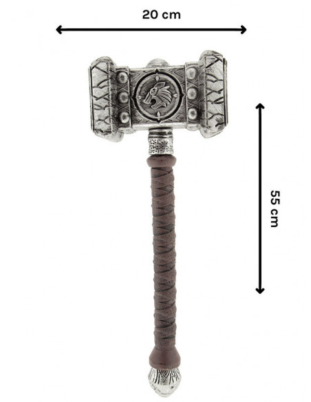 Martillo guerrero 55cm medidas