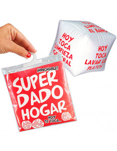 Dado hinchable broma reparto de tareas