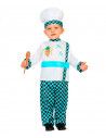 Disfraz de cocinero azul para bebé