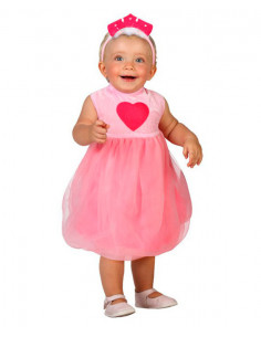 Disfraz princesa corazón para bebé