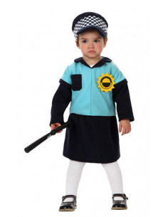 Disfraz policía para bebe niña