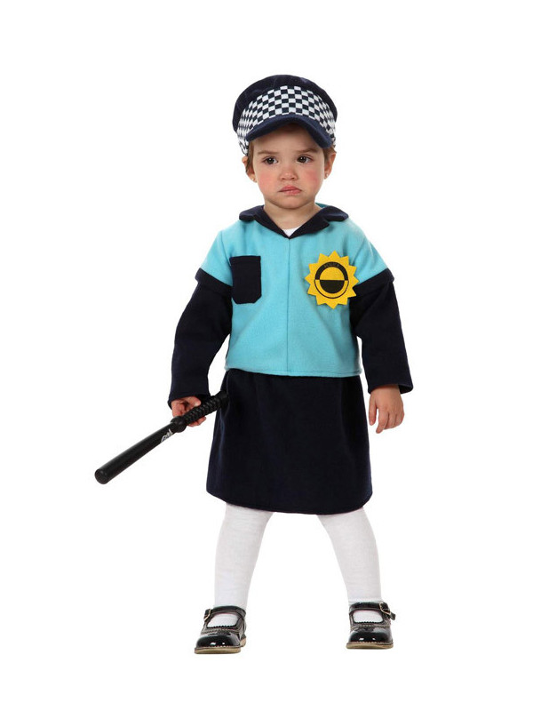 Disfraz policía para bebe niña